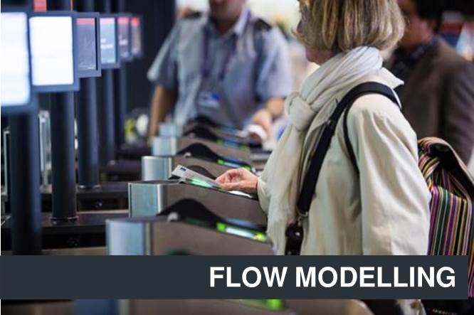 Using over 15 years of airport/airline passenger and baggage processes knowledge and operational experience to accurately model passenger processes and report potential impacts of process and capacity changes. Using a holistic operational knowledge we are able to make robust process or facility recommendations to improve experience, capacity and reduce opex + capex.